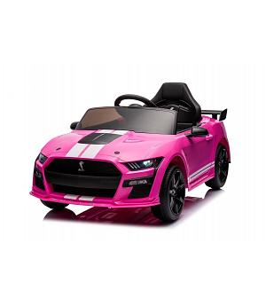 COCHE 12V DE NIÑOS FORD MUSTANG SHELBY, 1-4 años, rc, ROSA-PINK  - INDA559-LE19529